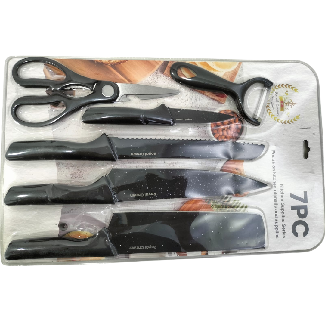 Royalcrown™ – Set de Cuchillos Premium 7 Piezas